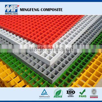 Non - Conductive customized size platform blue Molded frp geogrid grating