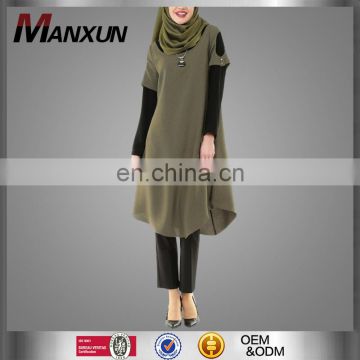 Newest Muslim Blouse Design Cosy Arabic Tunic Simple Islamic Clothing