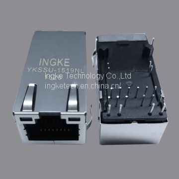 Ingke YKSSU-1519NL 2.5G Base-T, Power over Ethernet+ (PoE+) Industrial RJ45 connector jacks