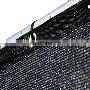 black fence shade screen hdpe knitted plastic portable privacy fence netting for patio garden
