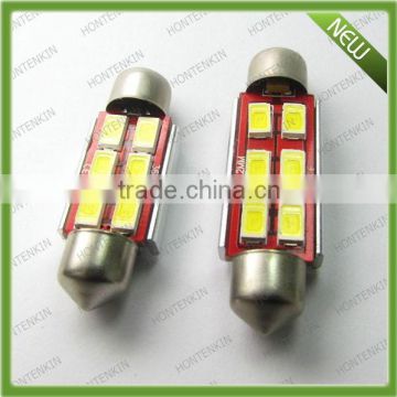 Universal Auto Trunk Lights Bulbs 42mm 6smd 5630 Chips Map Dome LED Light