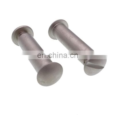 stainless steel slotted chicago male and female screw