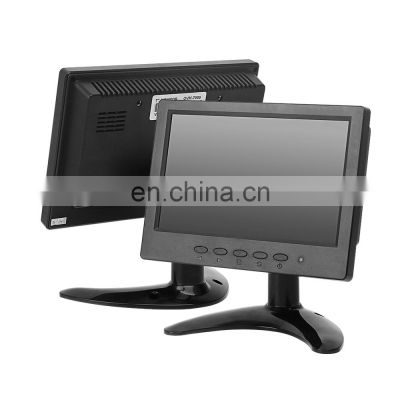 7 inch LCD Industrial Monitor IPS panel H D M I/VGA/BNC/AV/USB Desktop Portable led lcd Display