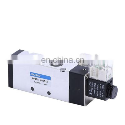 4M310-10 Automatic Units G3/8 5/2 Way Internally Piloted Acting Type Single Electrical Control Air Installation Solenoid Valve