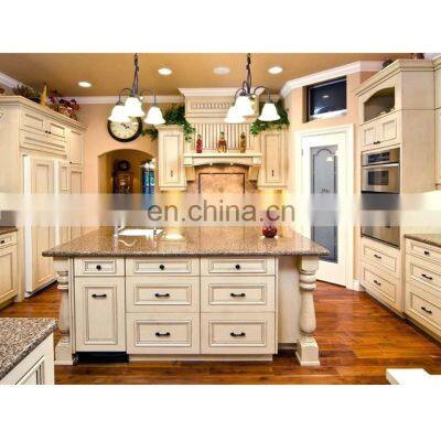Contemporary modern european style pull down basket classic oak storage shaker kitchen cabinet