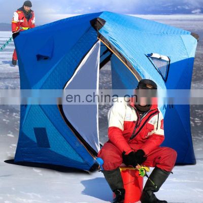 Winter Outdoor Camping Waterproof  Ice Fishing Tents Camping pop up quick open ice cube winter fishing tent
