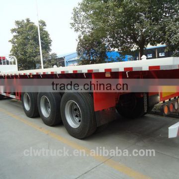 factory price 3 axle 40 ft flatbed semi trailer