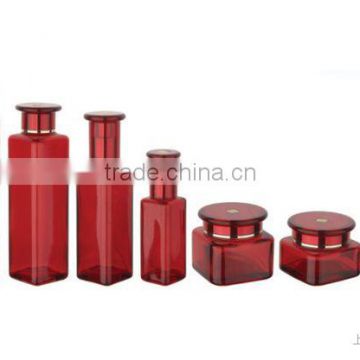 luxury glass bottle cosmetic creams packaging and jar