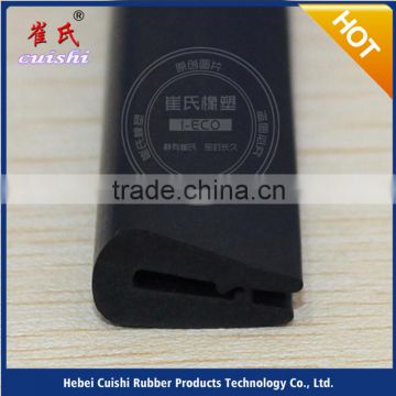 extruded epdm u channel rubber edging