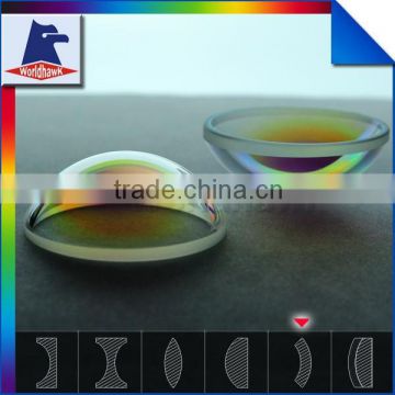 Optical Positive Meniscus Lens With Coating