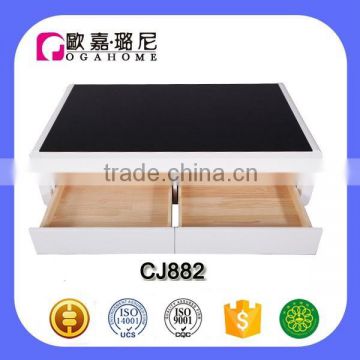 High end Design MDF Coffee Table with drawers CJ882