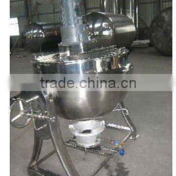 gas heating jacketed kettle