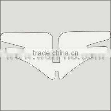 TRANSPARENT PLASTIC COLLAR STAY W071-1011