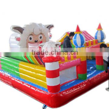Kids Cartoon Inflatablle Funland Bouncing Playground
