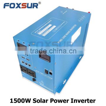 1500W Off grid High quality 12V dc to 230V AC Rated car power with controller pure sine wave inverter for mobile vehicle supply