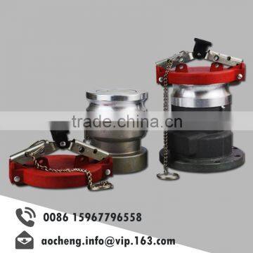 Tank spare parts flange oil quick coupling with cover