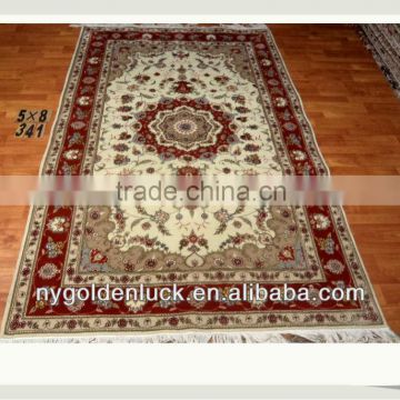 5x8ft hand knotted floor rugs