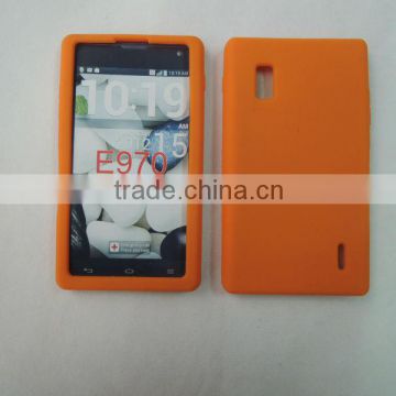 Silicon rubber case cover for LG E970, competitive price, we accept Paypal