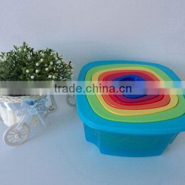 High quality latest antique food plastic container with lid