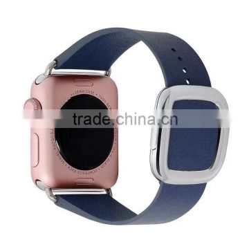 2016 new hot Smart Watch Replacement Strap Leather Band Modern Buckle Watch band For Apple Watch