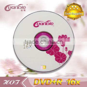 DVD manufacturer Grade A dvd 4.7GB 16X 120min dvd player