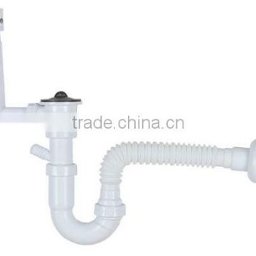 Type-S Sink Trap with Overflow Flexible Outlet 40mm (YP051)
