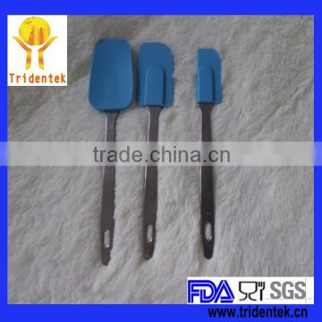 Whole set stainless steel handle silicone spatula