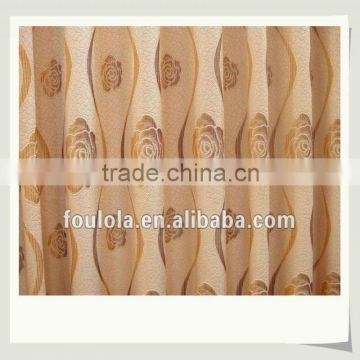 Wood Beaded Curtain Design Fabric Material, 2.8m Width 170g/m2
