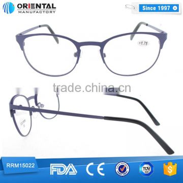 2015 High Quality and very light metal reading glasses