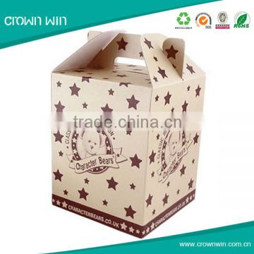 Cute cardboard packing cookie paper box