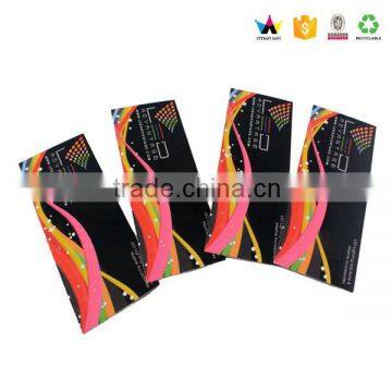 colorful paper header card flash cards printing