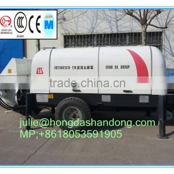 HONGDA Trailer-mounted Concrete Pump HBT60S1413-90 (S-valve)