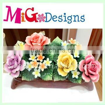 wholesale Handmade decoration ceramic flowers for dresses