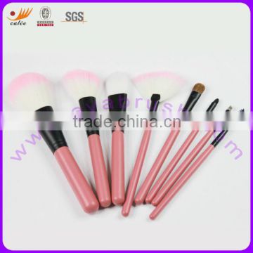 Colorful of synthetic hair brush set with 8 piece