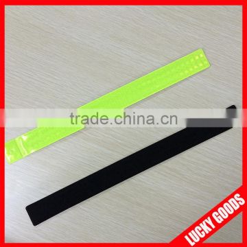 reflective PVC wrist blank slap bracelet wholesale