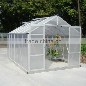 Super gorgeous 6mm bayer polycarbonate garden greenhouse for sale HX66series
