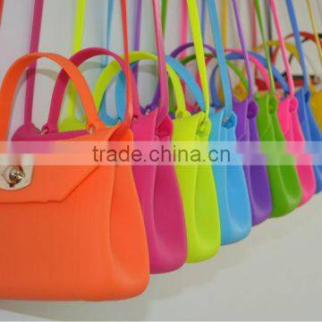 Excellent silicone promotional shopping bag 12colors stock