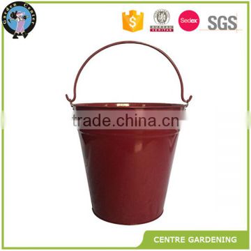 2016 New Colored Cheap metal flower garden bucket