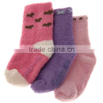 children microfiber 100% polyester socks