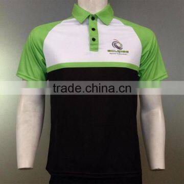 100%polyester customized polo shirts with OEM brands/logos