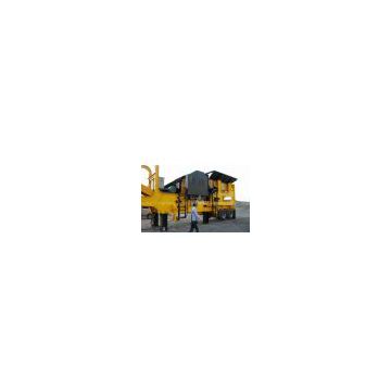 Two chasis portable crusher plant