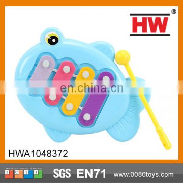 High Quality Plastic Blue Fish Kids Musical Cheap Toy Wolesale