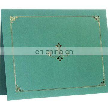 Emboss Line Cardboard Diploma Cover