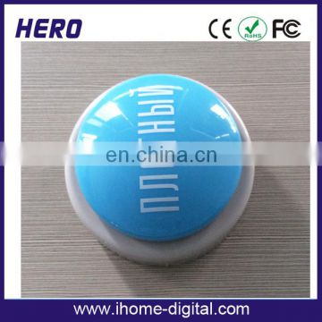 promotional attractive electronic monkey toy sound button heartbeat recorder manufacturer