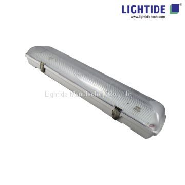 20W 2ft  Linear LED Warehouse Lighting Fixtures Vapor-Tight, 100-277vac, 5yrs Warranty