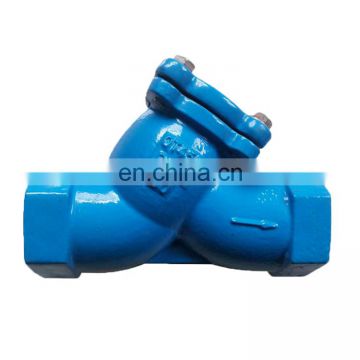 Tianjin High Quality PN16 Ductile Iron Screwed End Y Strainer