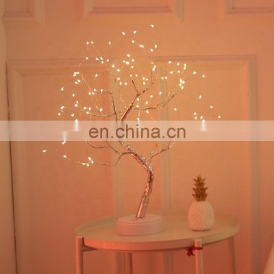2020 hot sell White Tree Shape Light Battery USB LED Table Lamp led home decoration for decoration