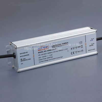 300W 24V IP67 SELV ROHS CE Waterproof LED Power Supply