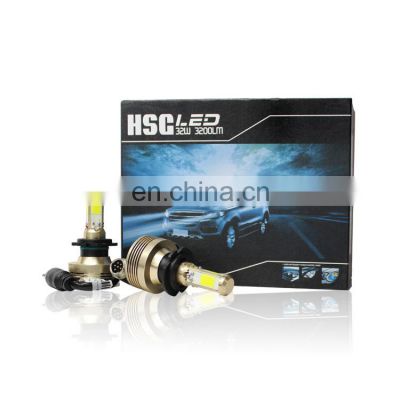 HSG H7 LED Headlight Bulbs Car High Low Beam Headlamp