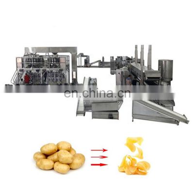 Snack food Potato chips and plantain chips making machine cost